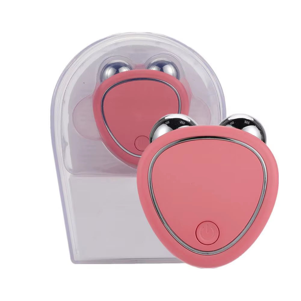 1PCS EMS Mini Face Slimming Massager Micro Current Beauty Instrument Delicate Contour Facial Lifting Firming Skin Diminish Set
