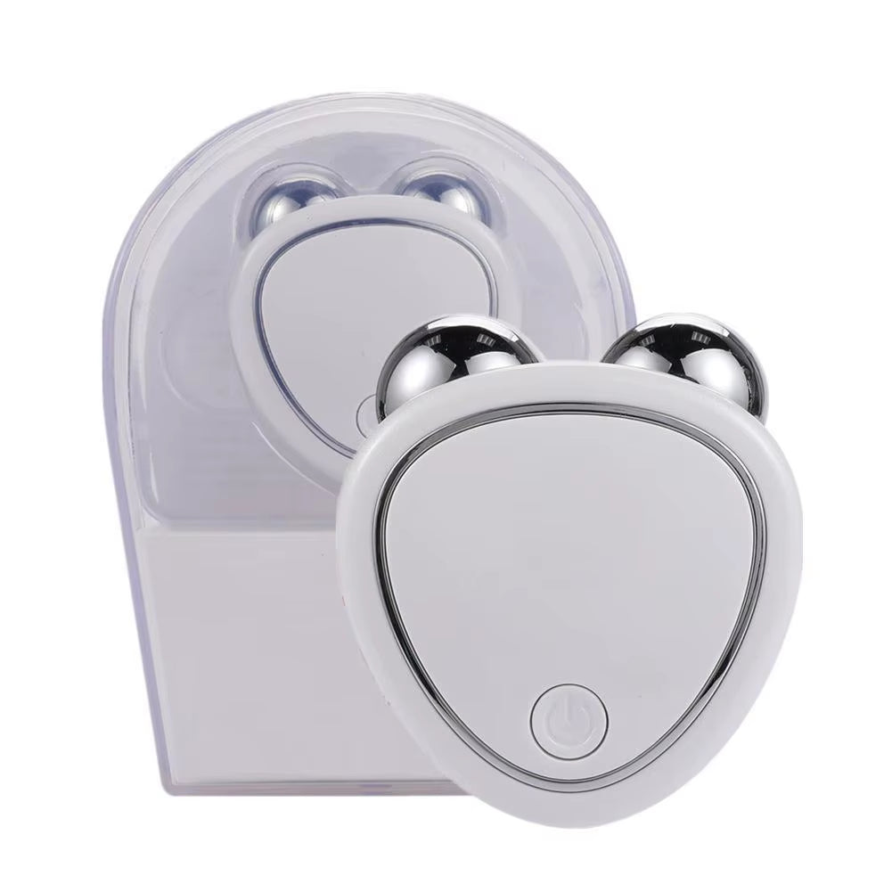 1PCS EMS Mini Face Slimming Massager Micro Current Beauty Instrument Delicate Contour Facial Lifting Firming Skin Diminish Set