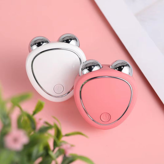 1PCS EMS Mini Face Slimming Massager Micro Current Beauty Instrument Delicate Contour Facial Lifting Firming Skin Diminish Set