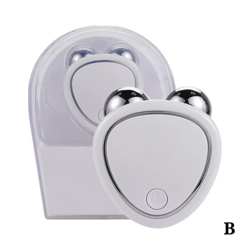 1PCS EMS Mini Face Slimming Massager Micro Current Beauty Instrument Delicate Contour Facial Lifting Firming Skin Diminish Set