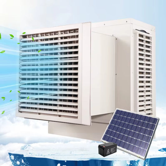 Intelligence Ac Dc Air Conditioner Solar Window Airconditioner Wall Mounted Water Evaporative Air Cooler Fan